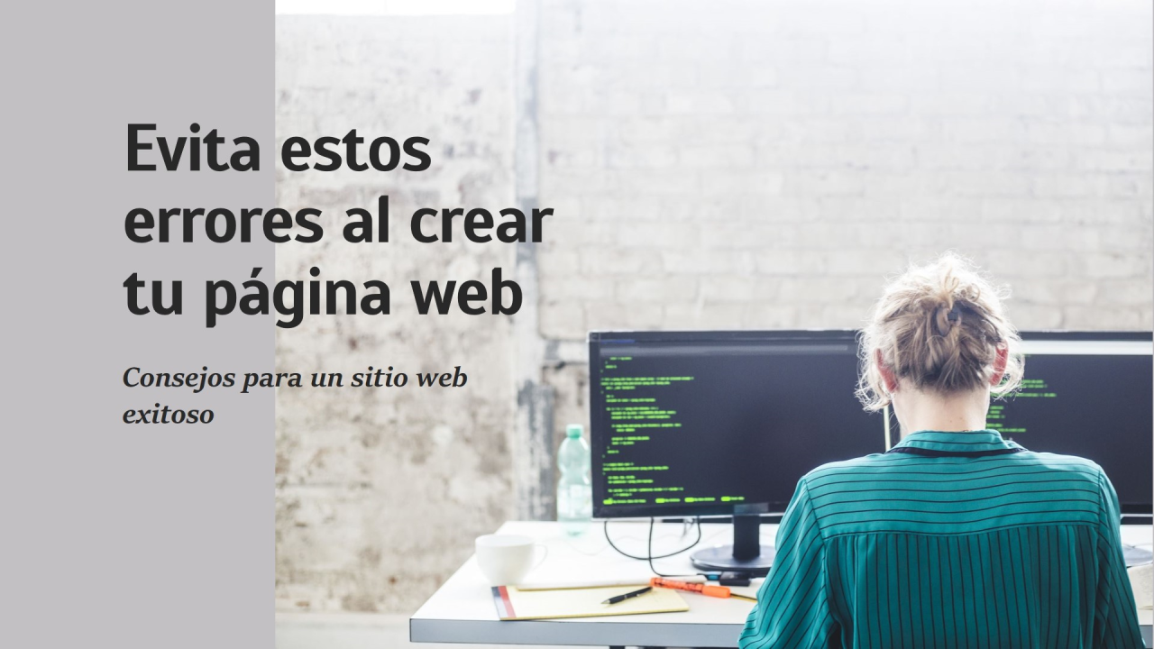 Errores comunes al diseñar un sitio